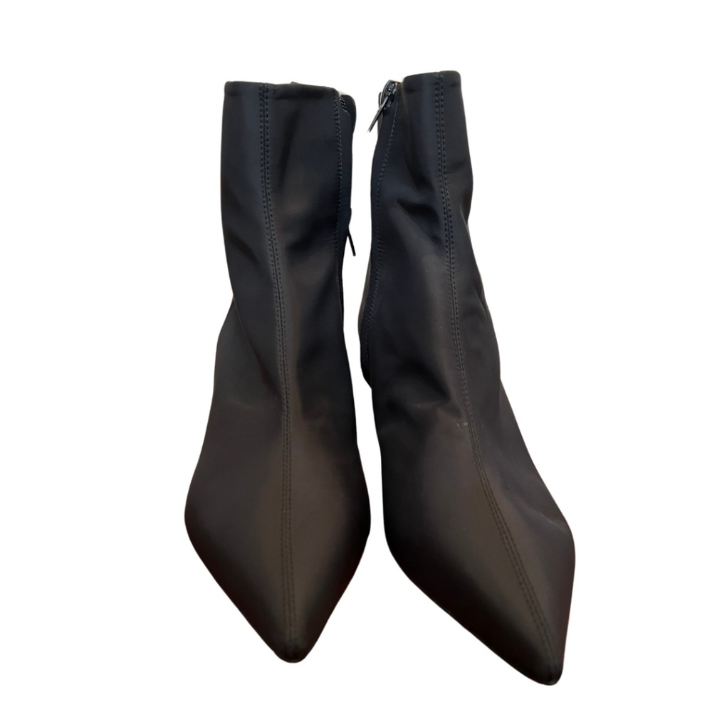 Theory Black Pointed Toe Ankle Boots - Picture 3 of 6